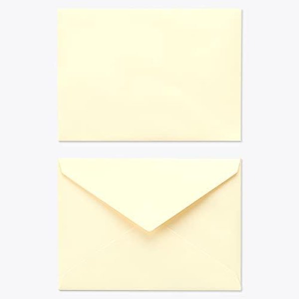 画像1: 山櫻 封筒 洋VG6 ダイヤ貼 ECクリームCoC 紙厚100g 〒枠ナシ 100枚 / ミニ封筒 119×86mm 名刺・カード用 パステルカラー 無地 00410015-0100 [ B07YW8DH4V / 1120250612016 / 00410015-0100 ] (1)