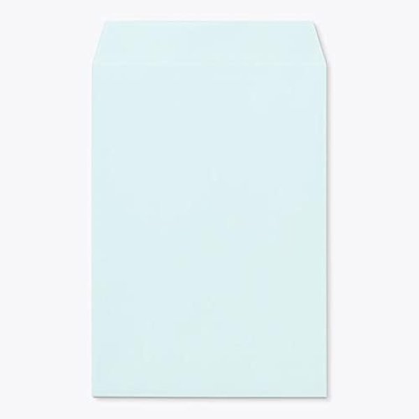 画像1: 山櫻 封筒 角6 中貼 ECブルーCoC 紙厚100g 〒枠ナシ 100枚 / A5用 パステルカラー 無地 郵便番号枠なし 00547035-0100 [ B07YW4G3Z9 / 1120250612033 / 00547035-0100 ] (1)