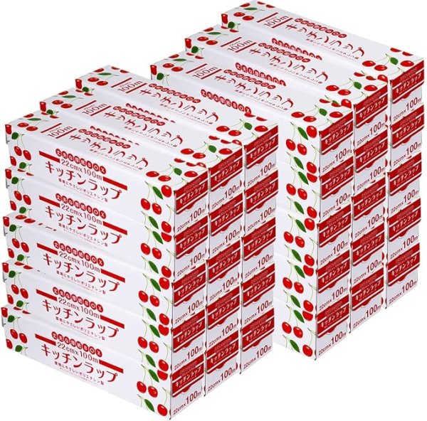 画像1: ザッカLab. 【ケース販売】大和物産 食品用 キッチン ラップ 22cm×100m 30個セット [ B0B6F3JSYT / 1120250710011 / ] (1)