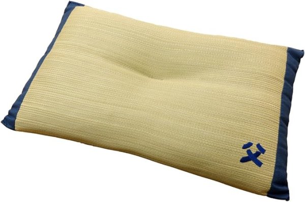 画像1: イケヒコ・コーポレーション い草枕 日本製 おとこの枕ハイパー ブルー 約43×63cm #3639509 [ B071L9S6ZG / 1120250711001 / 1120250711001 ] (1)