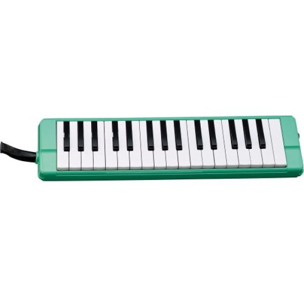 画像1: ゼンオン けんばんハーモニカ C-32Gs GREEN ソフトケース入り [ B0B49BLH3W / 4511005617118 / C-32Gs ] (1)