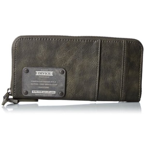 画像1: デバイス メンズ 財布 ラウンド長財布 DPG60058 カーキ [ B01MR904P3 / 4527772117621 / DPG60058 ] (1)