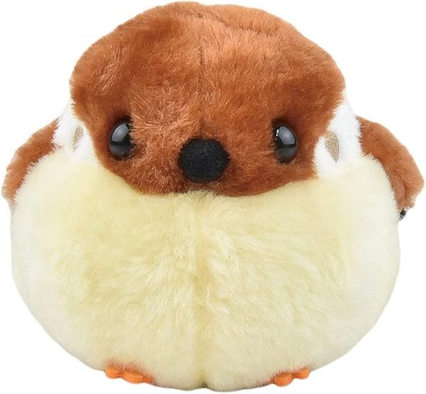 画像1: 【2025年3月末入荷予定】ふくふくスズメ ちゅんすけ:702312 [ B08YNNQV3V / 4534943731739 / 702312 ] (1)