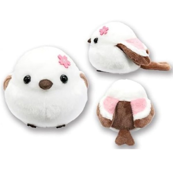 画像1: 【再販売2025年7月下旬入荷予定】アミューズ ふくふくシマエナガST桜しまゑ 704245 [ B0CT27XBBF / 4534943748591 / 704245 ] (1)