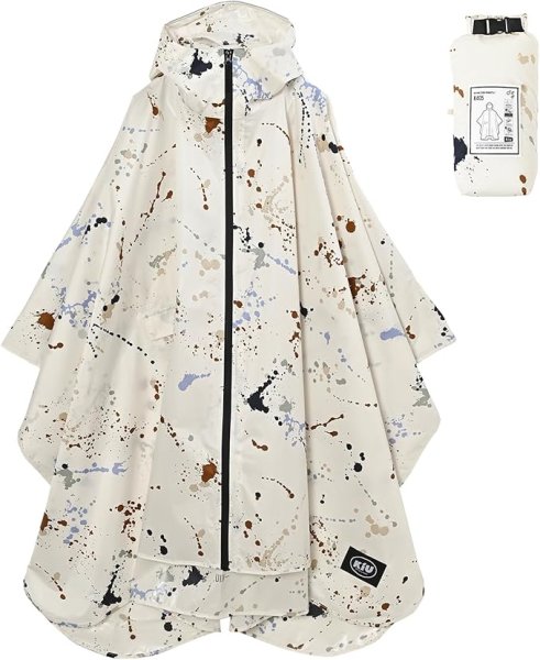 画像1: キウ レインポンチョ 2ND スパッタリング K405-294 [ B0DTH2M6G8 / 4537988332701 / K405-294 ] (1)