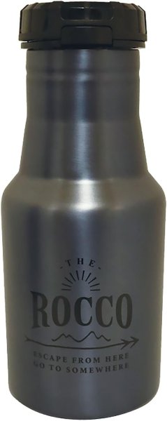 画像1: ☆グローバルアロー ロッコ ワンタッチボトル メタリックネイビー 350ml Rocco OT Bottle 350 MNV K04-8176 [ B06WD3SWM7 / 4544632411569 / ] (1)