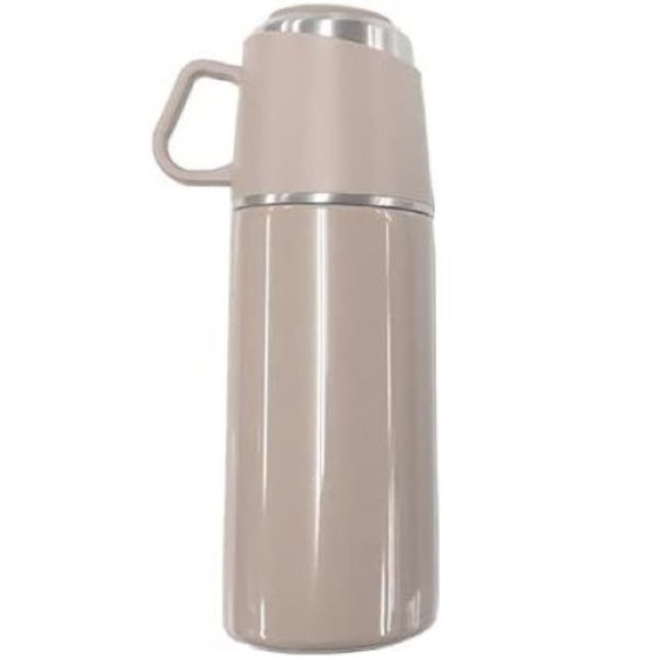 画像1: ◇グローバルアロー ROCCO ワンプッシュアンドコップボトル BEIGE 350ml K04-8370 [ B0B4HVNF4C / 4544632414263 / / 3085739 ] (1)