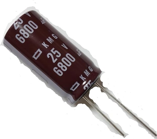 画像1: 日本ケミコン アルミ電解コンデンサー 25V 6800μF105℃品 EKMG250ELL682MMP1S [ B01ANT2Z7I / 4547634007457 / ] (1)