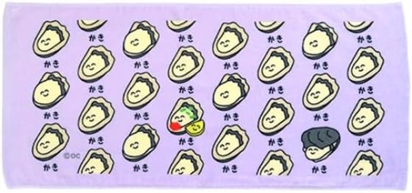 画像1: オクタニコーポレーション おえかきさんシリーズ フェイスタオル かきさん コットン100％ [ B0D795PJR5 / 4548678290331 / ] (1)