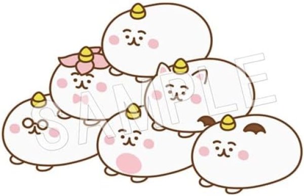 画像1: ☆中外鉱業 ちみも もちころりんぬいぐるみマスコット BOX商品 全6種 全長約80mm ポリエステル製 [ B0BGNDKKP8 / 4549502109881 / ] (1)