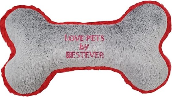 画像1: ◇【BESTEVER】ペットトイ ボーン グレー 犬 猫 おもちゃ カシャカシャ キュッキュッ 音が鳴る 遊ぶ ストレス解消 一緒に遊ぶ【LOVE PETS by BESTEVER ラブペッツ】ホネ 骨 ベストエバージャパン [ B0B282YLC1 / 4549545472591 / / 149636 ] (1)