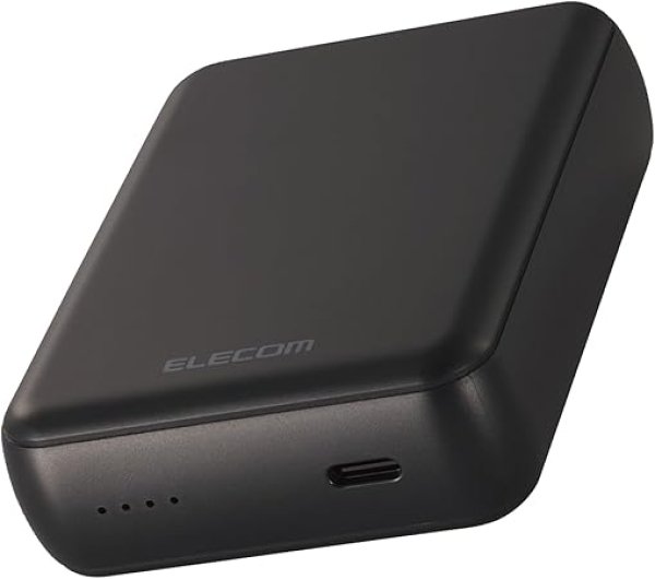 画像1: ☆エレコム モバイルバッテリー 15W 10000mAh Type-C 1ポート 入出力 小型 軽量 【 iPhone15 Pixel OPPO 等対応】 ブラック EC-C16BK [ B0CZPSRJ3Q / 4549550307611 / ] (1)