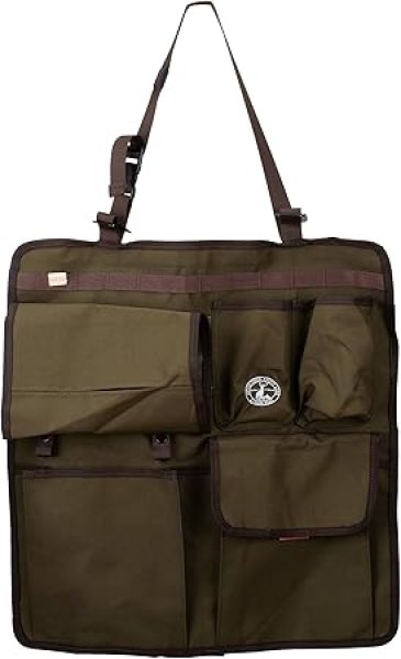 画像1: キャプテンスタッグ(CAPTAIN STAG) カー用品 アウトドア チェアポケット シートバックポケット チェア&シート オリーブ ビヨンドストレージ UP-1066 [ B0C7YPKWRJ / 4560464288636 / UP-1066 ] (1)