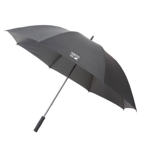 画像1: キャプテンスタッグ(CAPTAIN STAG) パラソル 傘 日傘 日除け UVカットスポーツ観戦用UV仕様パラソル 径155×高さ96cm 晴雨兼用 収納バッグ付き ブラック CSブラックラベル UD-78 [ B0DWDLZC8B / 4560464297782 / UD-78 ] (1)