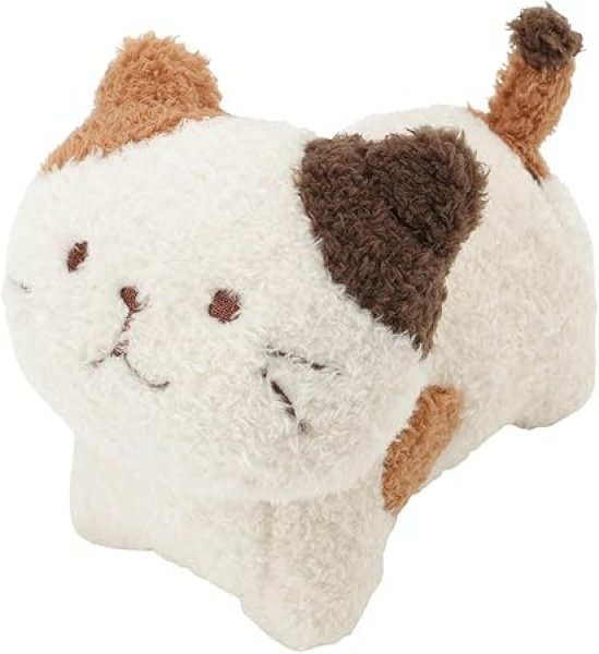 画像1: Fuku Fuku Nyanko ふくふくにゃんこ ハピンズ (ミケランジェロ(三毛猫)) [ B0DSPG25RF / 4562388028565 / みつめてマスコット ] (1)