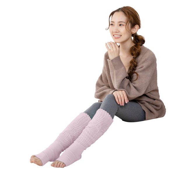 画像1: 【2025年1月下旬入荷予定】[グローバル・ジャパン] 湯たんぽ みたいな あったか ナイトソックス 着圧 ルームソックス (ピンク) 1枚組 22〜25cm [ B0D9B7P51F / 4571621440019 / ] (1)