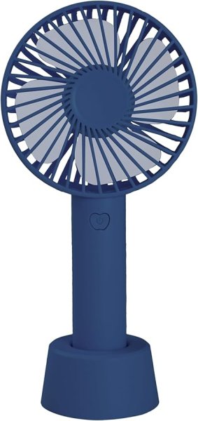 画像1: ☆グローバルジャパン olu ハンディファン 超強風タイプ ネックファン 首掛け扇風機 携帯扇風機 ネッククーラー 小型 (ネイビー) [ B0F12XMKB5 / 4571621442907 / ] (1)