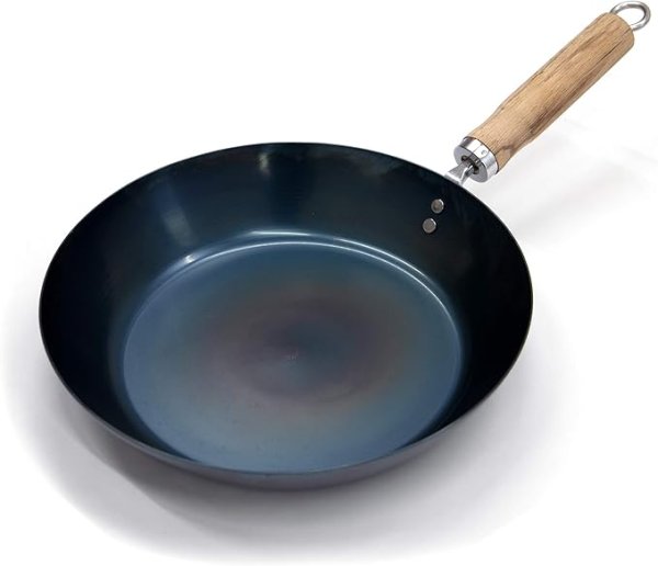 画像1: 京都活具(Kyoto Katsugu) フライパン 鉄製 油慣らし済 28cm 日本製 [ B07RC327WV / 4580047176624 / ] (1)