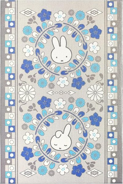 画像1: ミッフィー 御朱印帳 花丸文 【ST-TMF0034】 グレー [ B097B9MQTW / 4580694911326 / ST-TMF0034 ] (1)