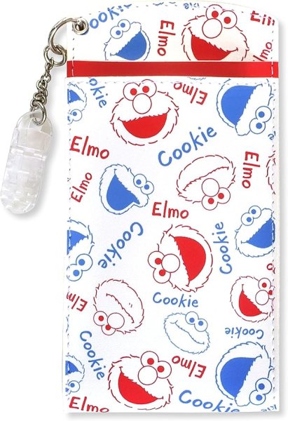 画像1: セサミストリート 胸ポケット用ペンケース Elmo＆Cookie レッド＆ブルー【ST-ZSS0003】 [ B0B6F7THDR / 4580694912064 / ST-ZSS0003 ] (1)