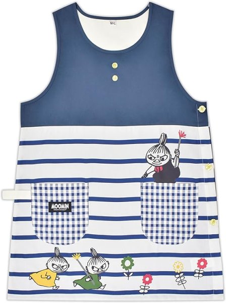 画像1: セントレディス　エプロン ST-IM0069 ネイビー M-Lフリー [ B0D41GM3KL / 4580694913504 / ST-IM0069 ] (1)