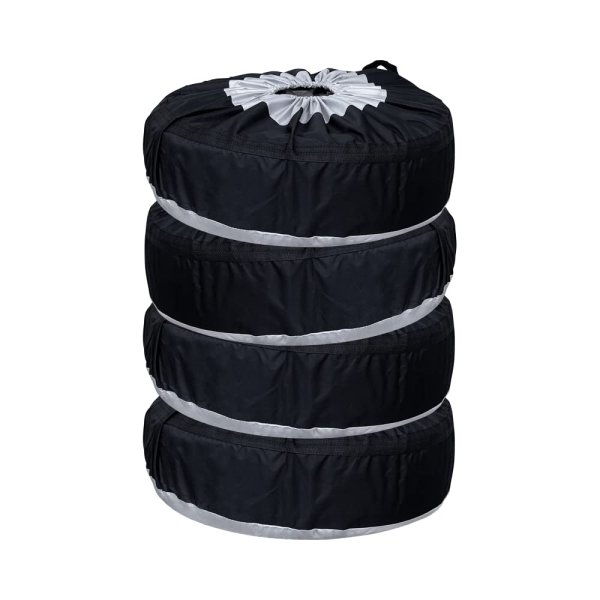 画像1: 【屋外対応】 タイヤカバー 4本セット タイヤバッグ Lサイズ 80×47cm [SUNGRAN] [ B09N93RBZM / 4580761427026 / tirecover02-l ] (1)