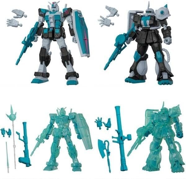 画像1: ☆機動戦士ガンダム CAPSULE ACTION 〜初音ミク color Ver.〜 4個入りBOX [ B0FBLXD41K / 4582769927577 / ] (1)