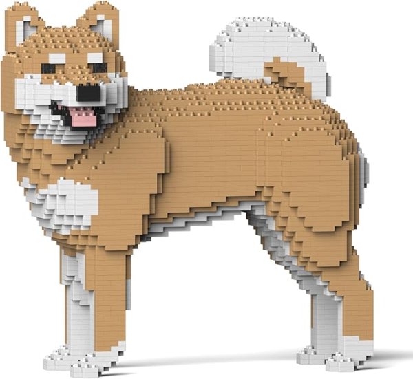画像1: JEKCA ジェッカブロック 柴犬 ベージュ 02S-M02 Sculptor [ B0BX8GTQPR / 4895226514839 / ST19SHB02-M02 ] (1)