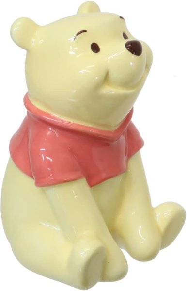 画像1: ◇ディズニー 「 くまのプーさん 」 貯金箱 高さ13cm おすわり SAN3975 [ B0BJJLRMB7 / 4942423270096 / / 2050265 ] (1)