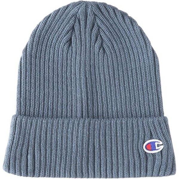 画像1: チャンピオン Champion ニットキャップ 590-002A ブルー 57~59cm Free Size [ B01N268UUY / 4965772781488 / 590-002A ] (1)
