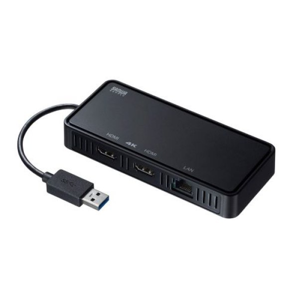 画像1: サンワサプライ USB3.1-HDMIディスプレイアダプタ USB-CVU3HD3 [ B089PXX3M7 / 4969887594117 / USB-CVU3HD3 ] (1)