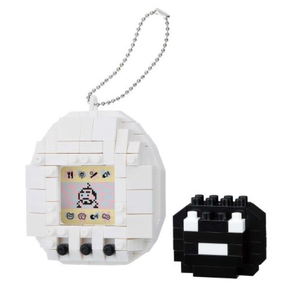 画像1: カワダ(Kawada)ナノブロック 初代たまごっち （白） NBCC_237 [ B0DXSGL3H3 / 4972825233962 / NAN23396 ] (1)