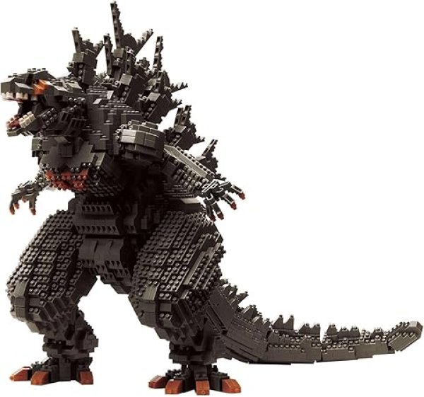 画像1: ☆8月発売　カワダ(Kawada)ナノブロック ゴジラ（2023） デラックスエディション NB-063 10×42×28ｃｍ 12才以上 インテリア ホビー NB-063 [ B0F3669J7P / 4972825234174 / ] (1)