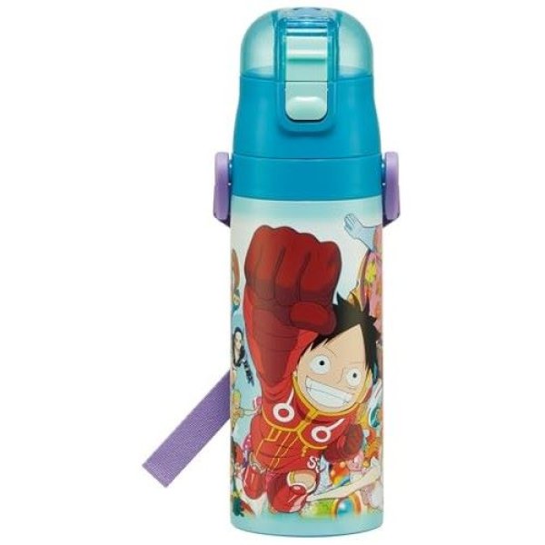 画像1: スケーター(Skater) 子供用 ステンレス 水筒 直飲み 470ml ワンピース 24 SDC4-A [ B0DNYRYJPF / 4973307677366 / SDC4 ] (1)