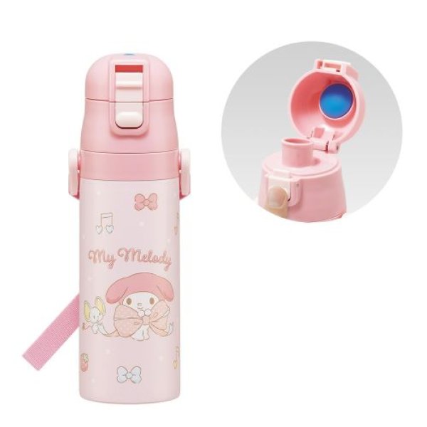 画像1: スケーター(Skater) 子供用 ステンレス 水筒 直飲み 470ml マイメロディ ビッグリボン SDC468655 [ B0DPZ4SLV4 / 4973307686559 / SDC4 ] (1)