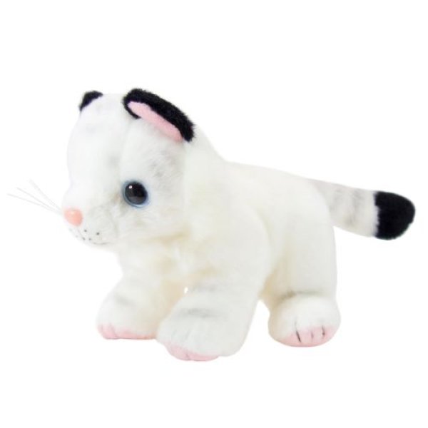画像1: 動物ぬいぐるみ りくのなかまたち ホワイトタイガー 180558 [ B07N6SLQZT / 4979866552205 / 180558 ] (1)
