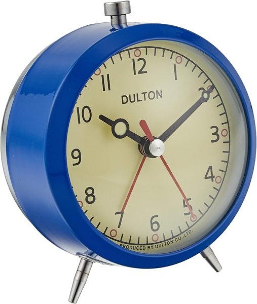 画像1: ダルトン(Dulton) アラームクロック ブルー 100-053Q/BL [ B001FBQLME / 4997337105330 / 100-053Q/BL ] (1)