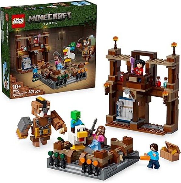 画像1: ☆レゴ(LEGO) マインクラフト 森の洋館 闘技場の部屋 おもちゃ 玩具 誕生日 プレゼント ブロック 男の子 女の子 子供 10歳 11歳 12歳 小学生 マイクラ Minecraft グッズ ゲーム 21272 [ B0DHSD7B5F / 5702017815466 / ] (1)