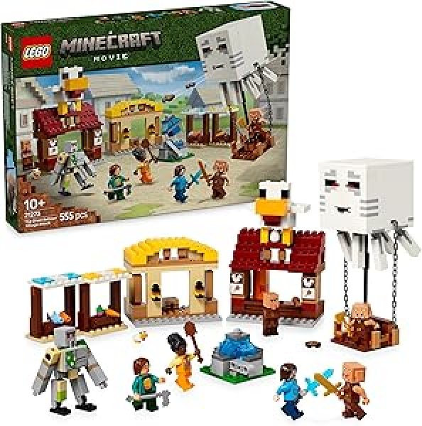 画像1: ☆レゴ(LEGO) マインクラフト ガストの村襲撃 おもちゃ 玩具 誕生日 プレゼント ブロック 男の子 女の子 子供 10歳 11歳 12歳 小学生 マイクラ Minecraft グッズ ゲーム 21273 [ B0DHSD8TPT / 5702017815473 / ] (1)