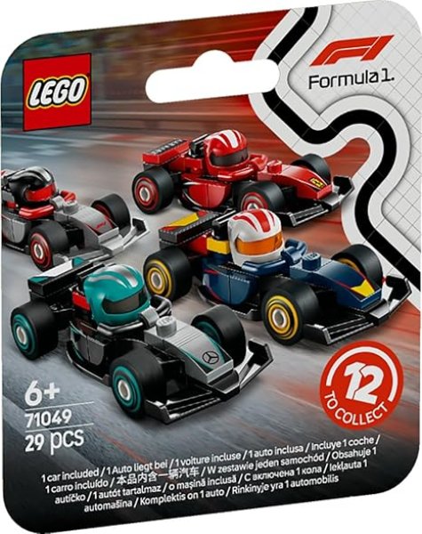 画像1: ☆レゴ(LEGO) ミニフィギュア F1(R)コレクターズレースカー おもちゃ 玩具 誕生日 プレゼント ブロック 知育 男の子 女の子 子供 6歳 7歳 8歳 9歳 乗り物 車 ミニカー 母 父 71049 [ B0DHSCJX3W / 5702017816623 / ] (1)