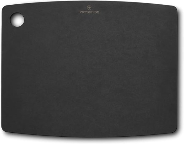 画像1: 《納期未定》VICTORINOX(ビクトリノックス) エピキュリアン カッティングボード 耐久性のあるまな板 L キッチンシリーズ ブラック スタイリッシュでサステナブルなウッドファイバー素材 食洗機対応 耐熱 アウトドア キャンプ まな板 アメリカ製 7.4122.3 [ B09PN1J7VY / 7613329156001 / 7.4122.3 ] (1)