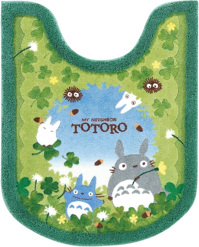 センコー となりのトトロ なかま ロングトイレマット 約80×60cm グリーン